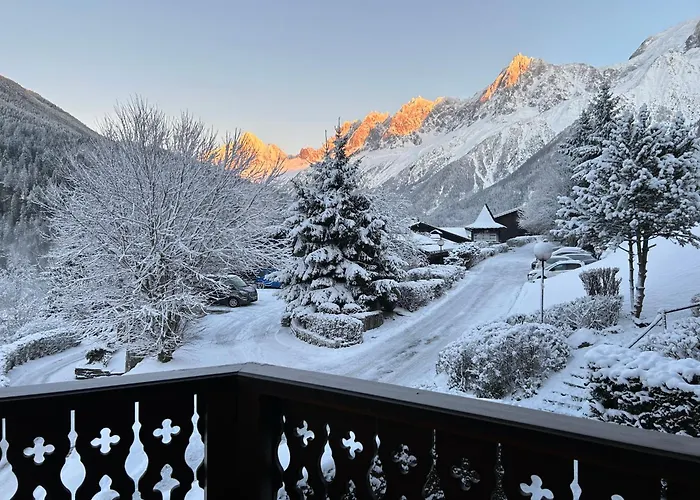 Les Houches Vue Magnifique Avec Piscine,Pied Des Pistes De Ski,Garage